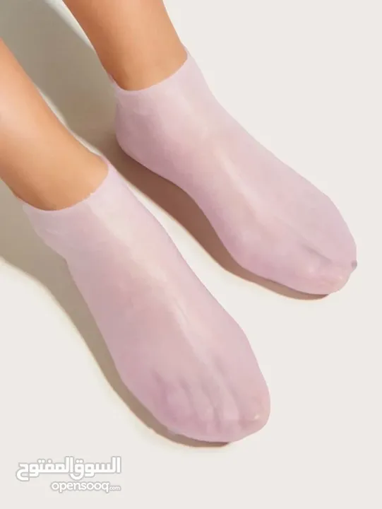جوارب سيليكون للعنايه بالقدم الجوارب المطاطيه طبيه معالجة تششقات القدم جرابات يوجد اشكال متعدده