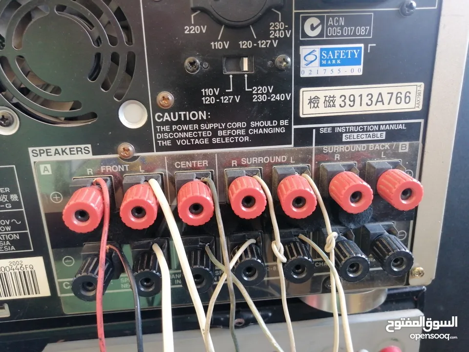 مضخم صوت نوع بايونير مسرح منزلي 7.1 Pioneer model VSX-D1011 نظام مسرح منزلي صوت محيطي