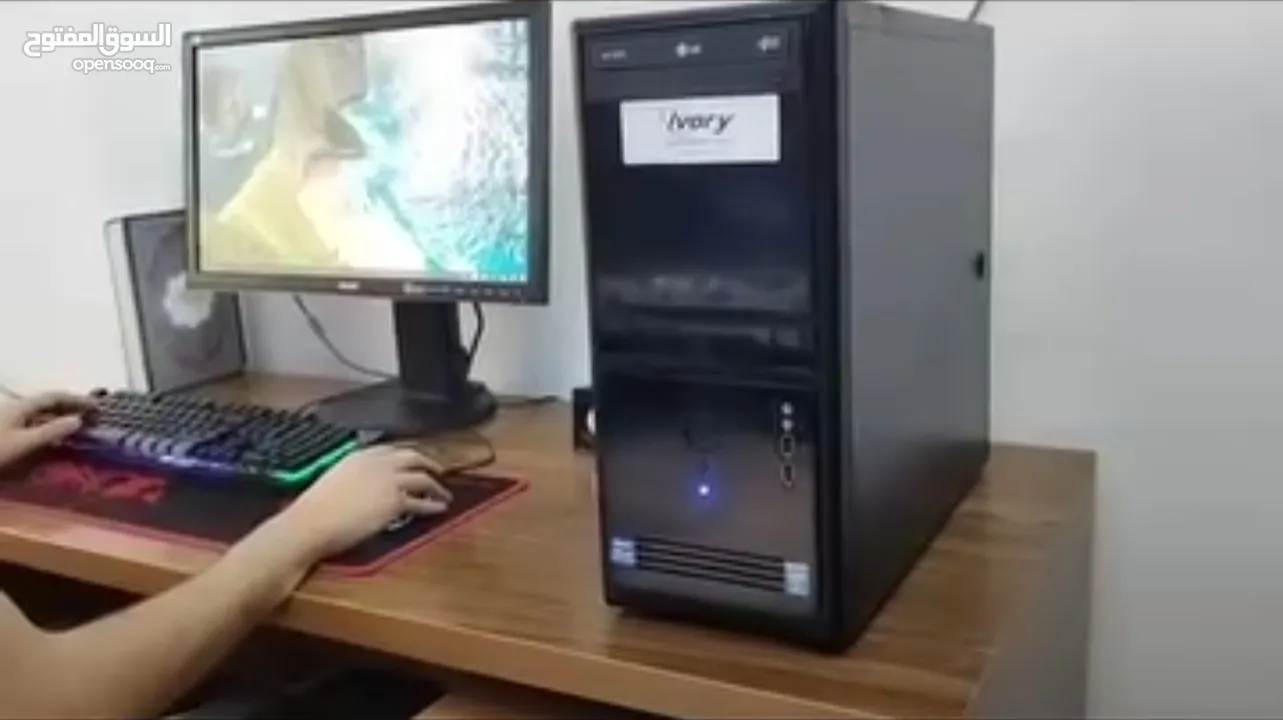 كمبيوتر تجميع للالعاب ولكافة الاستخدامات مستعمل بحاله ممتازه فحص مية بالمية Core i7 الجيل الرابع++++