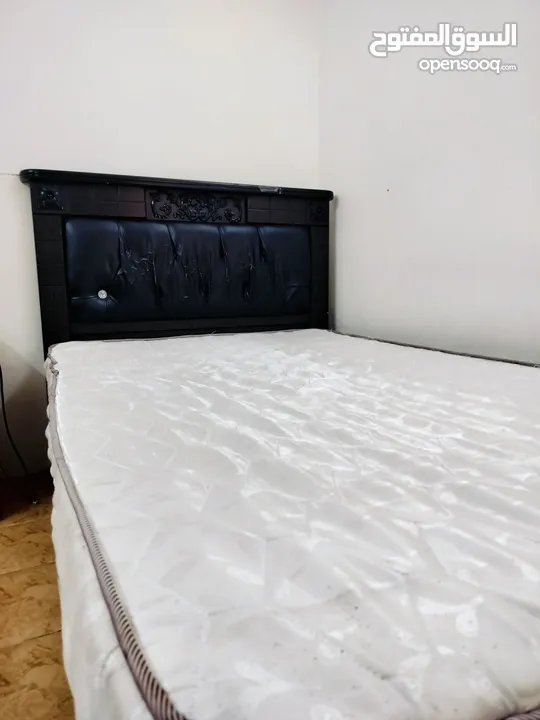 Bed with mattress