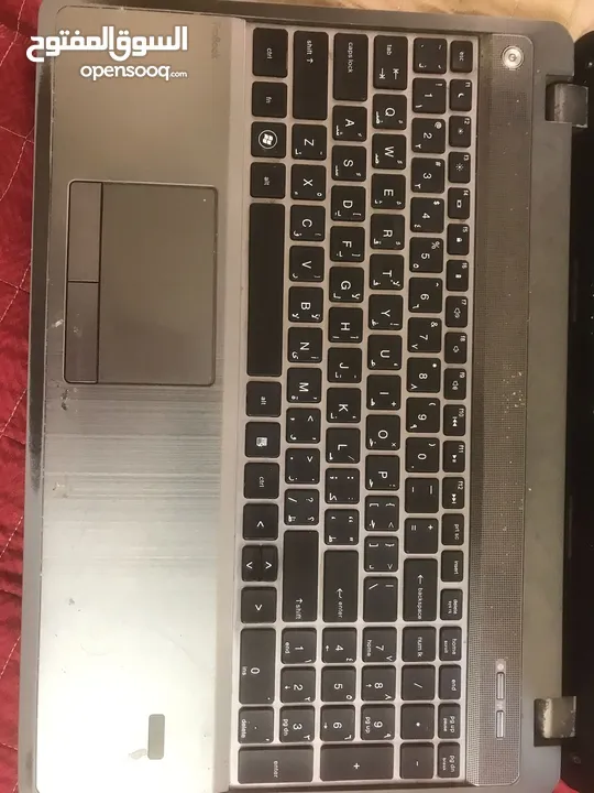 لاب توب hp مستعمل للاستعمالات الخفيفه موجود في نابلس ويندوز 10 برو