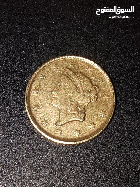 عمله واحد دولار امريكي عام 1852 مع حرف D  اقراء التفاصيل واذا عجبك السعر  مبروك على  صاحب النصيب
