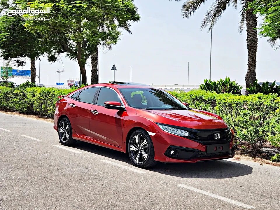 Honda Civic Turbo Charged GCC Specs @Zero Downpayment