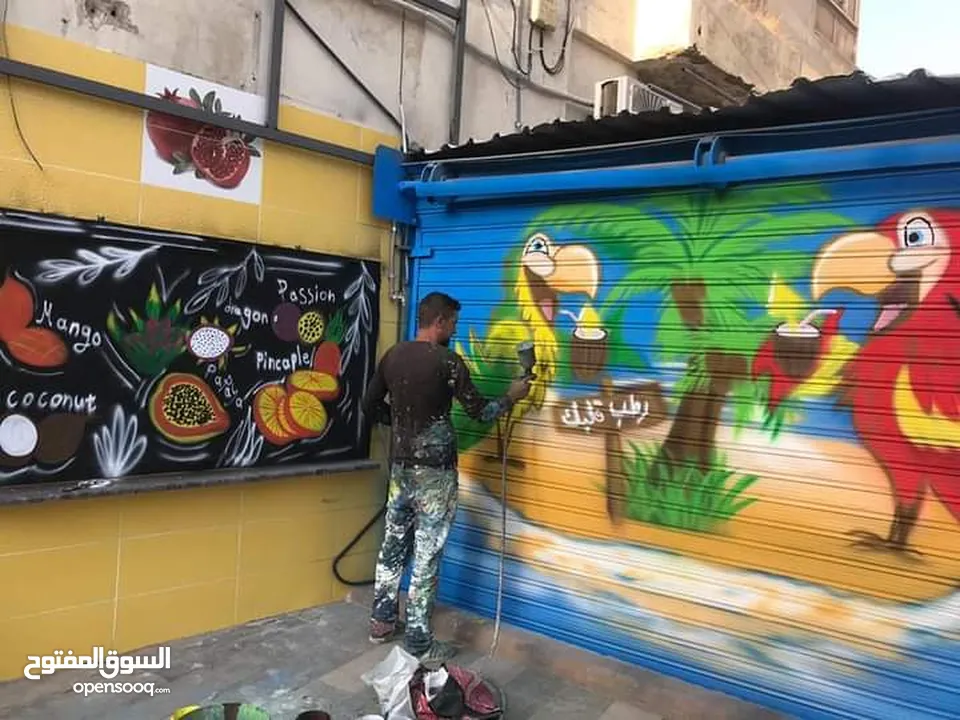 الرسم واللوحات الفنية فنان تشكيلي