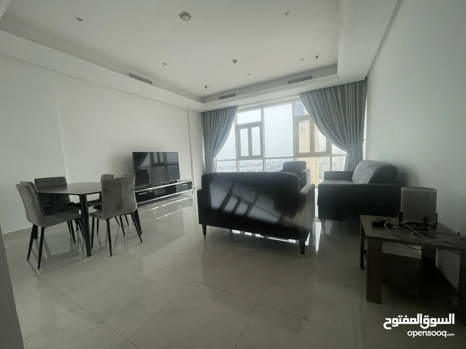 super deluxe apartment - sea view -   للإيجار شقة بالسالمية عائلات فقط