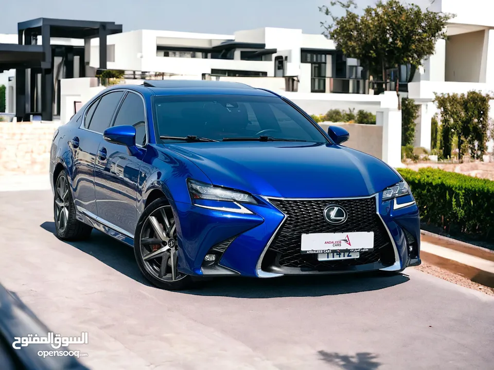 LEXUS  GS-350  F-SPORT V6  3.5L  2017 GCC 0% DOWNPAYMENT