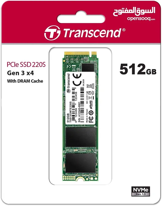 Transcend SSD 512gb with enclosure case