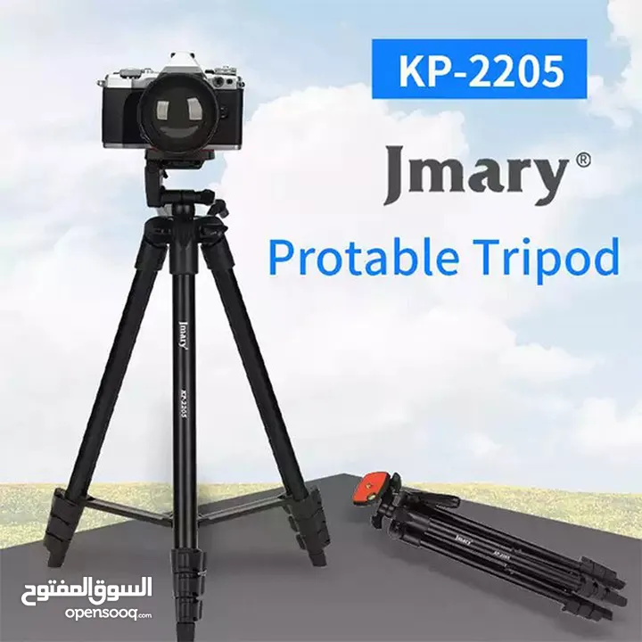 حامل ثلاثي للهاتف والكامرا من Jmary الموديل kp-2205