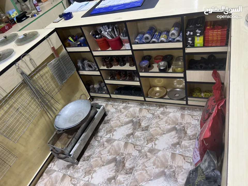 بضاعة محل اراجيل كاملة للبيع بسعرها