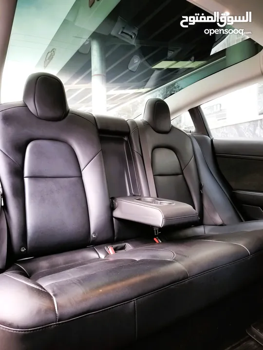 تيسلا 2022 model 3 فحص كامل 4 جـــيـــد بدون ملاحظات بودي (كرت ابيض) بحالة الوكالة بسعر لقطة ومحرووق