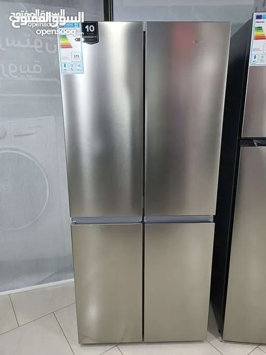 عرض نااار على ثلاجة هايسنس HISENSE حجم 466 لتر وجميع الأحجام والأشكال