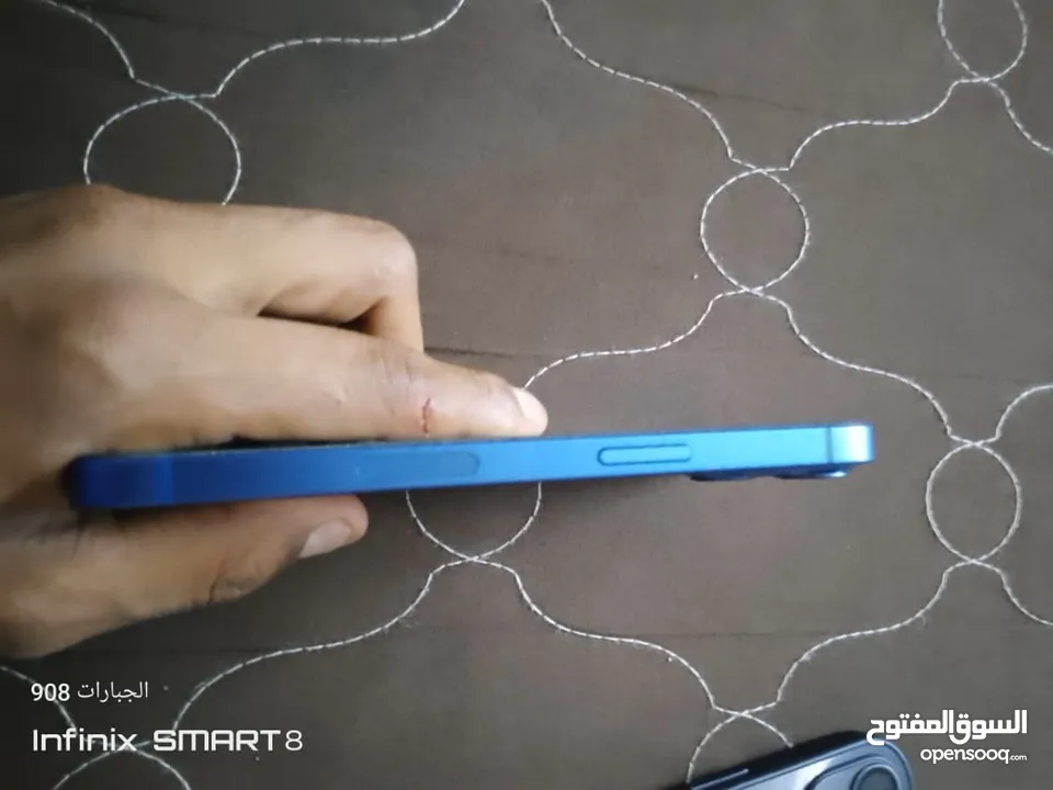 ايفون 13 وارد امريكي 128GB بطارية 83 الجهاز بالصلاه على النبي مش مفتوح ولا مصلح ابدا على الفحص