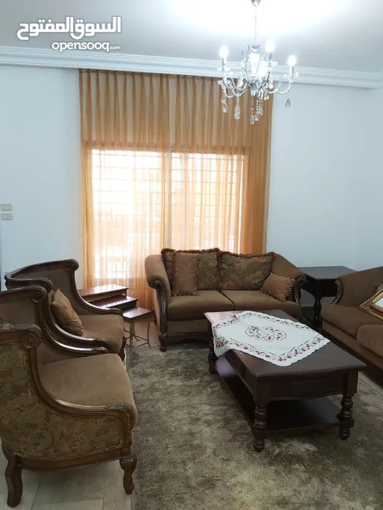 شقة ارضية مفروشة للايجار 3 نوم في دير غبار