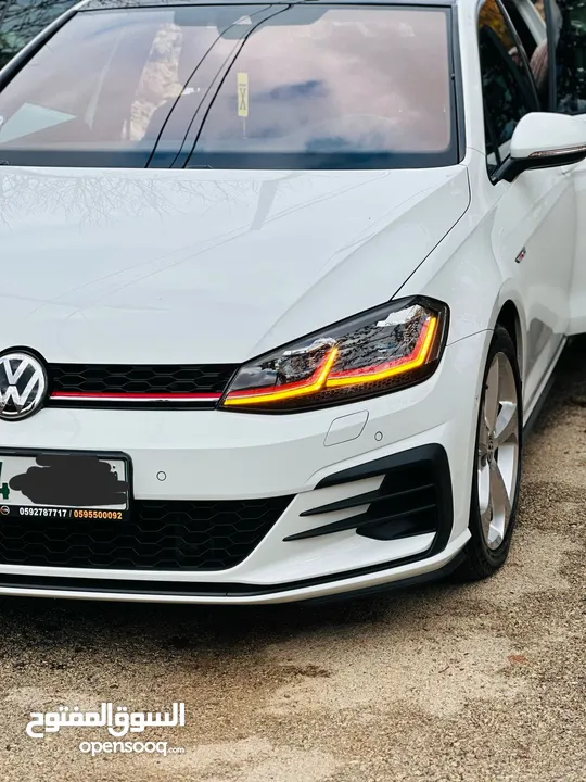 جولف GTI MK7.5 PERFORMANCE فل اضافااات ولا جرام بوية بحالة الوكالة عداد اصلي 47