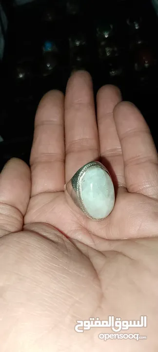 خواتم فضة مرصعة بأحجار كريمه اصليه
