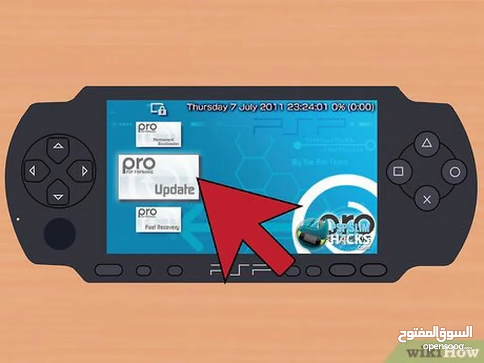 أجهزة سوني بلايستشن محمول معدل مع 50 لعبة MODDED PSP