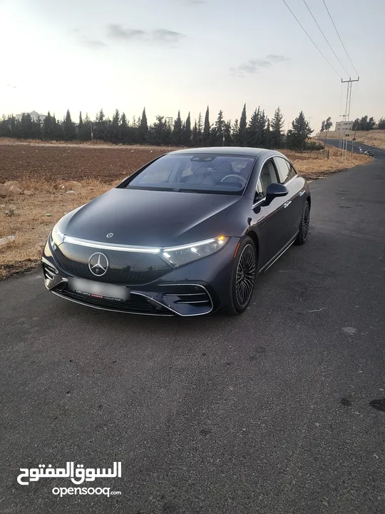 مرسيدس بنز EQS 450 + بحالة الوكالة وكفالة الوكالة
