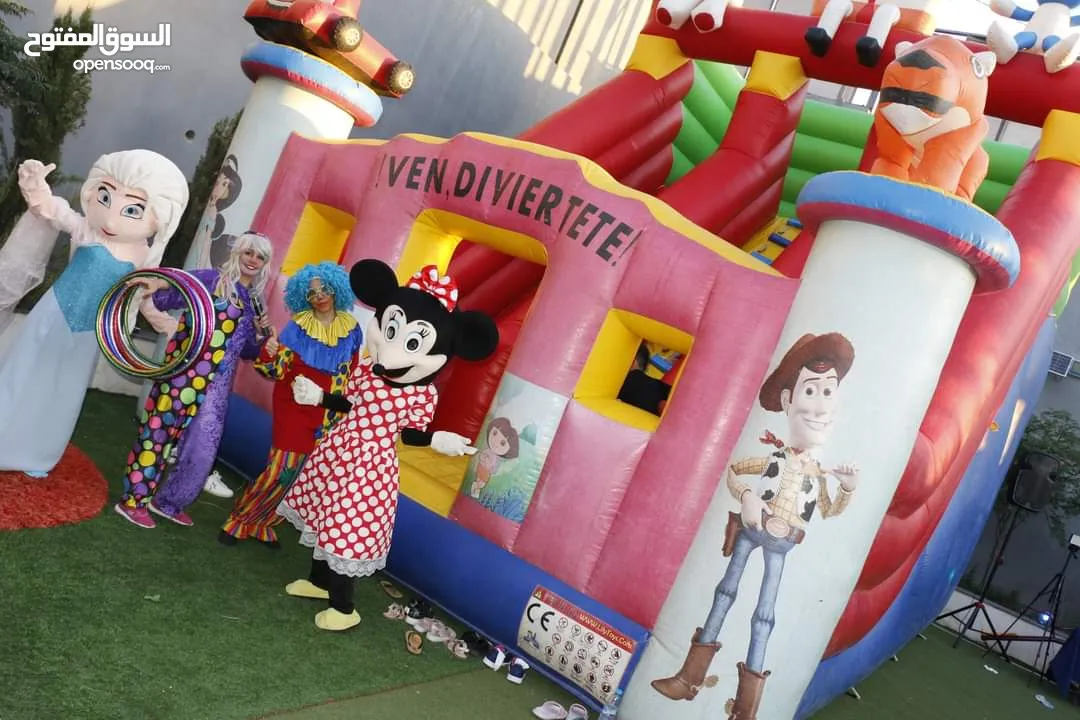 Inflatable slides for kids parties