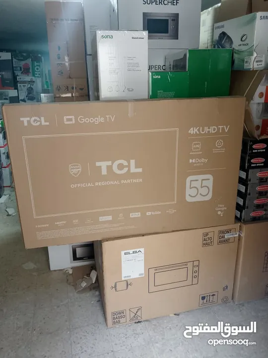 عرض نااار على شاشه TCL جوجل TV 55 بوصه فور كي سمارت اندرويد اصلي