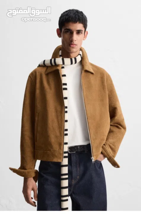 100% original leather jacket - ZARA - new size s