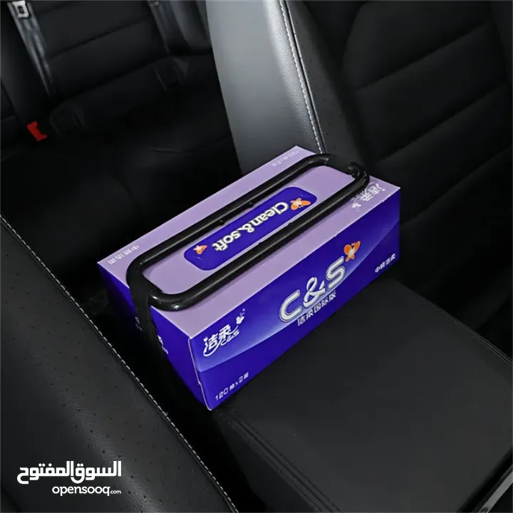 حامل مناديل مرن للسيارة، مصنوع من راتنج ABS، يناسب جميع السيارات، علبة مناديل متينة لحامل الشمس ومقع
