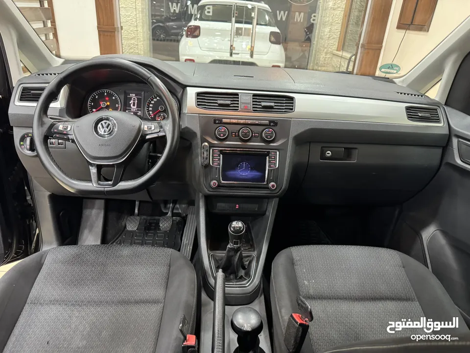 فوكس فاجن كادي 2015 محرك 2000 ديزل تحكم ستيرنج مسجل شاشه هوك خلفي حساسات خلفي