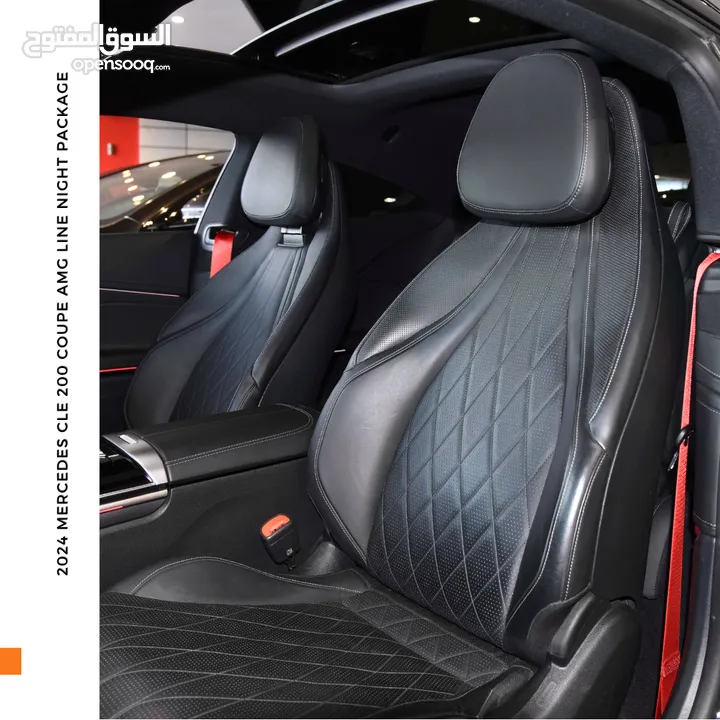 مرسيدس سي ال اي نايت بكج مايلد هايبرد 2024 Mercedes CLE 200 Coupe AMG Line Night Package