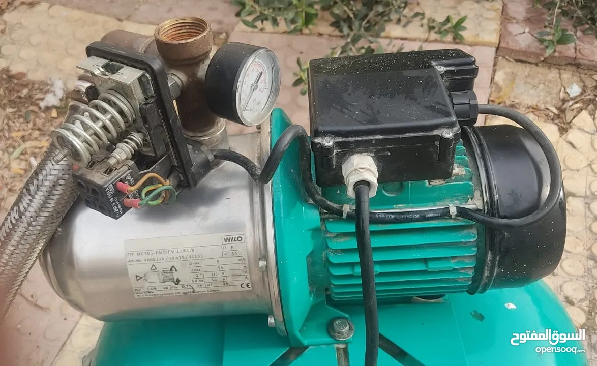 مضخة الماء من شركة ويلو الالمانية خرسا ستينلس اوتوماتيك