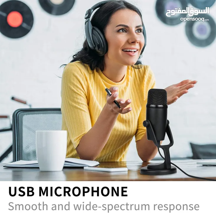 مايك تسجيل من براند بويا الأصلي الاحترافي ستريم يوتيوب Boya BY-PM500 Mic for PC & Smart Phone