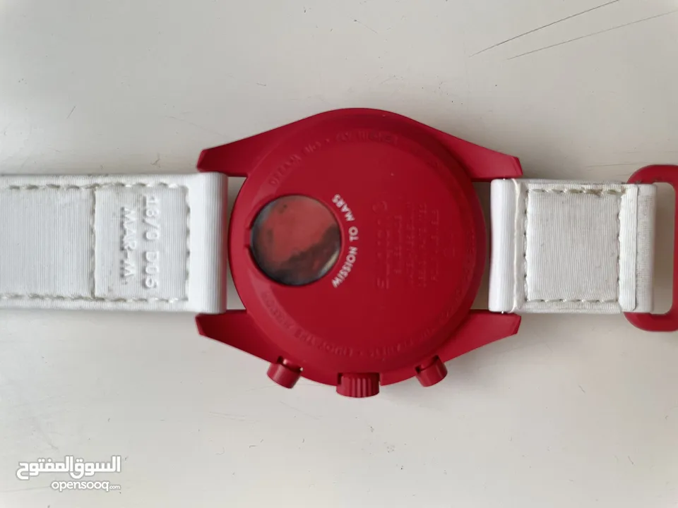 Omega x swatch -( Mission To Mars) ساعة مميزه للبيع بسعر ممتاز