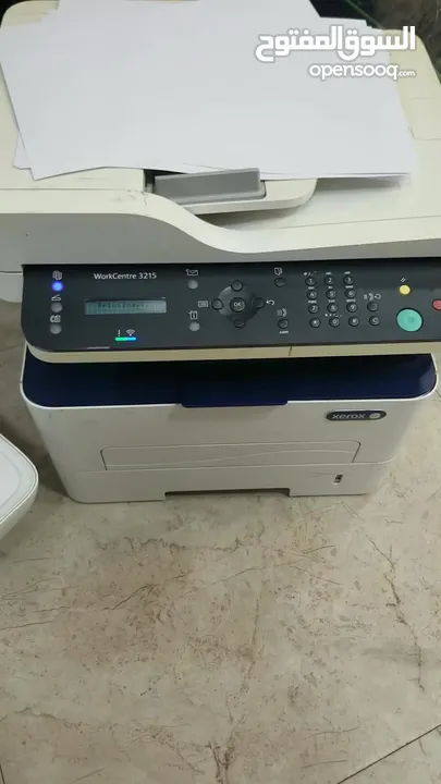 طابعة زيروكس ليزر اسود وفل حبر فقط 250 شيقل !