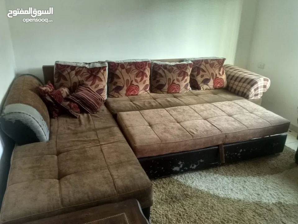 طقم كنب مستعمل نظيف للبيع
