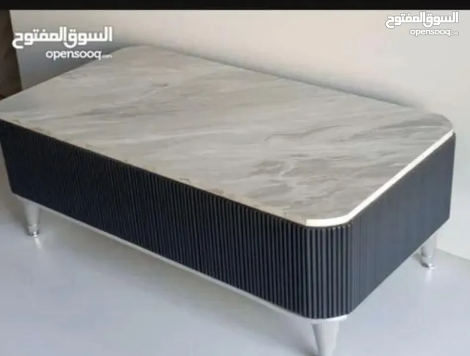 طاولات وسط جميع الوان مقاس حسب الطلب جودة عالية مكون من ثلاث قطع خشب ودهان