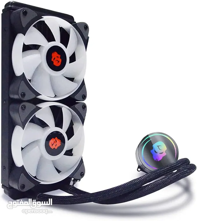 مبرد مائي أصلي للمعالجات COOLMAN 240MM ARGB GAMING LIQUID COOLING FOR AMD & INTEL LGA1700 CPU