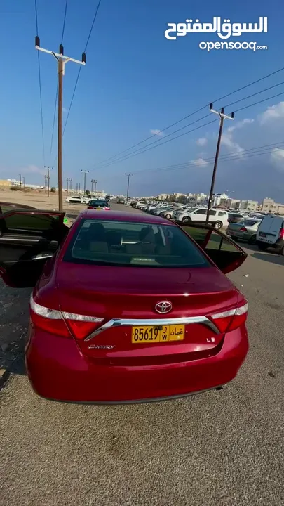 Toyota Camry 2017 Model Red Colour For Sale in Excellent Condition in Maabilah