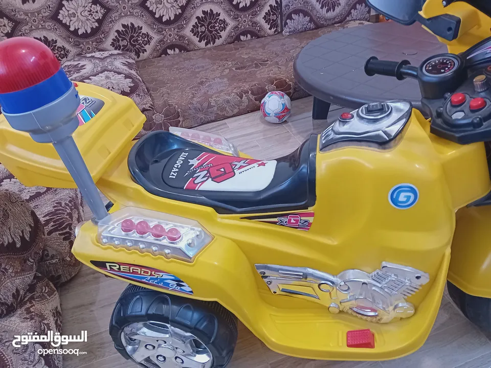دراجة اطفال كهربائية شحن بحالة ممتازه للبيع