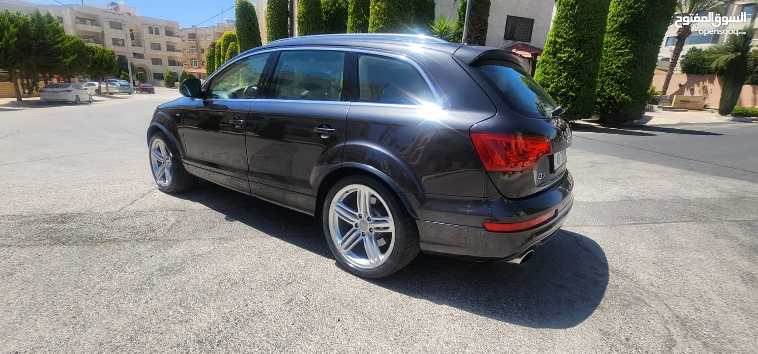 كاش أو اقساط من المالك AUDI Q7 2013 SLINE ممشى قليل 3.0cc سوبر تشارج فل كامل أعلى صنف فحص كامل