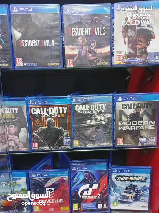 ألعاب بلايستيشن فور و فايف جديد و مستعمل