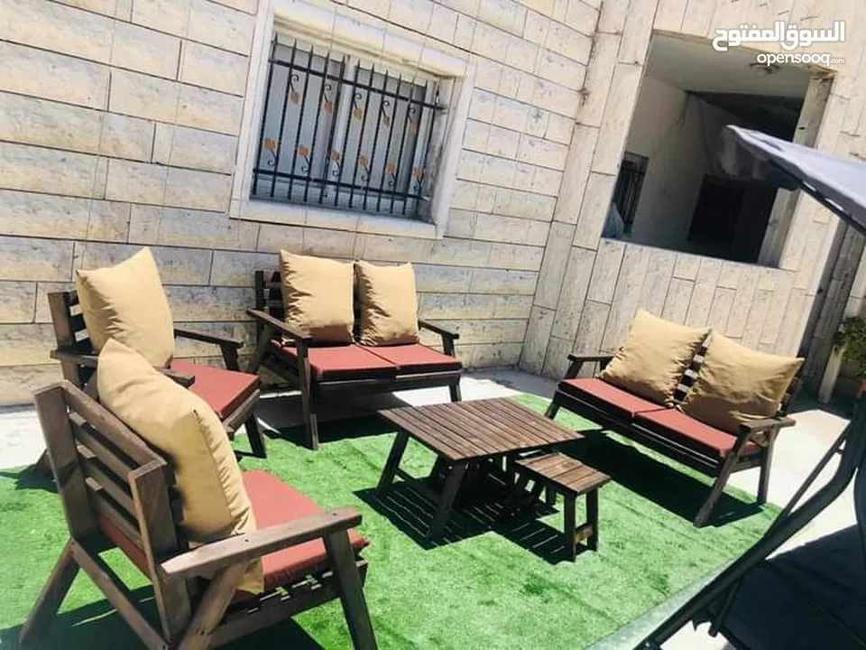 مجلس خارجي خشب سويد نخب اول