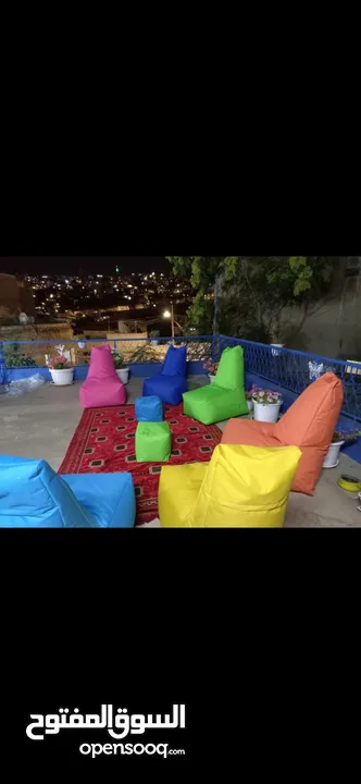 بفات بين باق bean bag قماش ووتر بروف يتحمل العوامل الخارجية. متوفر خدمة التوصيل لجميع المحافظات