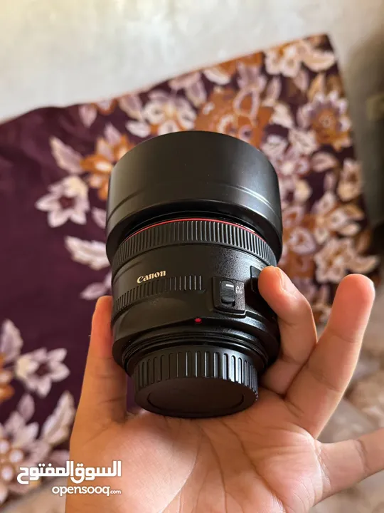عدسة كانون 50mm 1.2