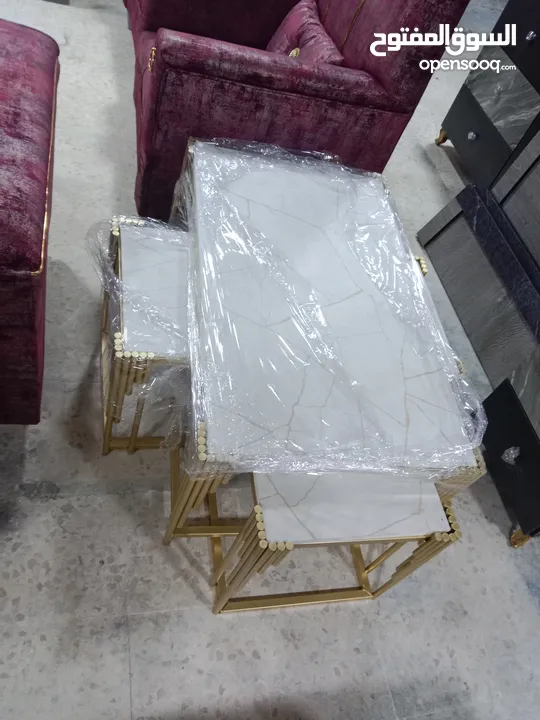 طقم كنب سبع مقاعد جديد للبيع