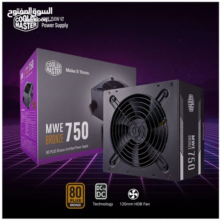 باور سبلاي cooler master mwe bronze 750w v2