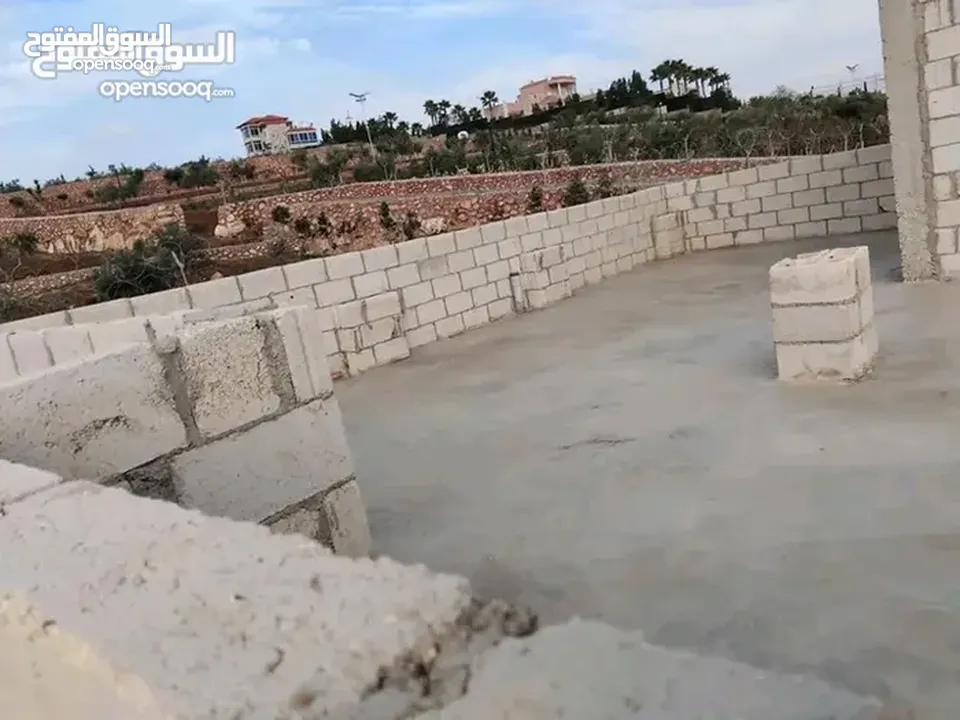 قطعة ارض مع بيت للبيع