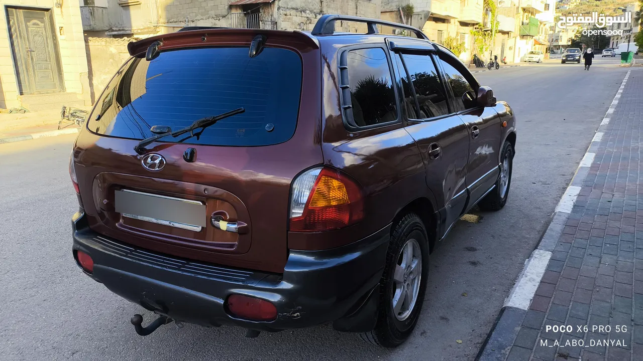 جب هونداي سنتافيه دفع رباعي 6+1 اتمات 2000 تيربو ديزل