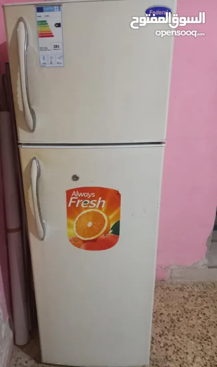 ثلاجه federal وغساله LG