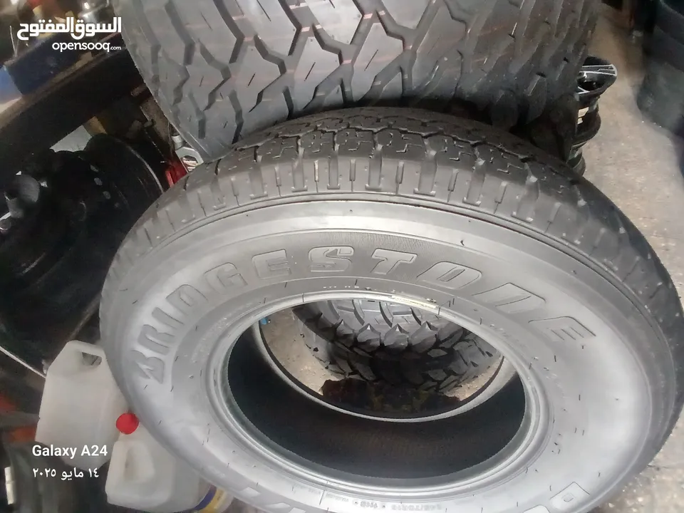 القياس 16 70 245 برجيستون  اورجنال استعمال بسيط  مواصفات عاليه وخاصه دبل قومه
