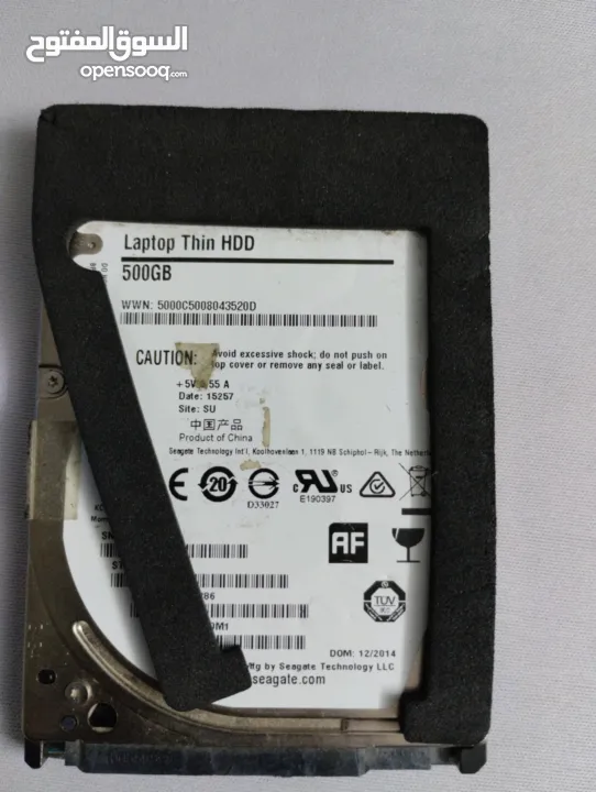 هارد دسك 500gb  شغال 100%hdd