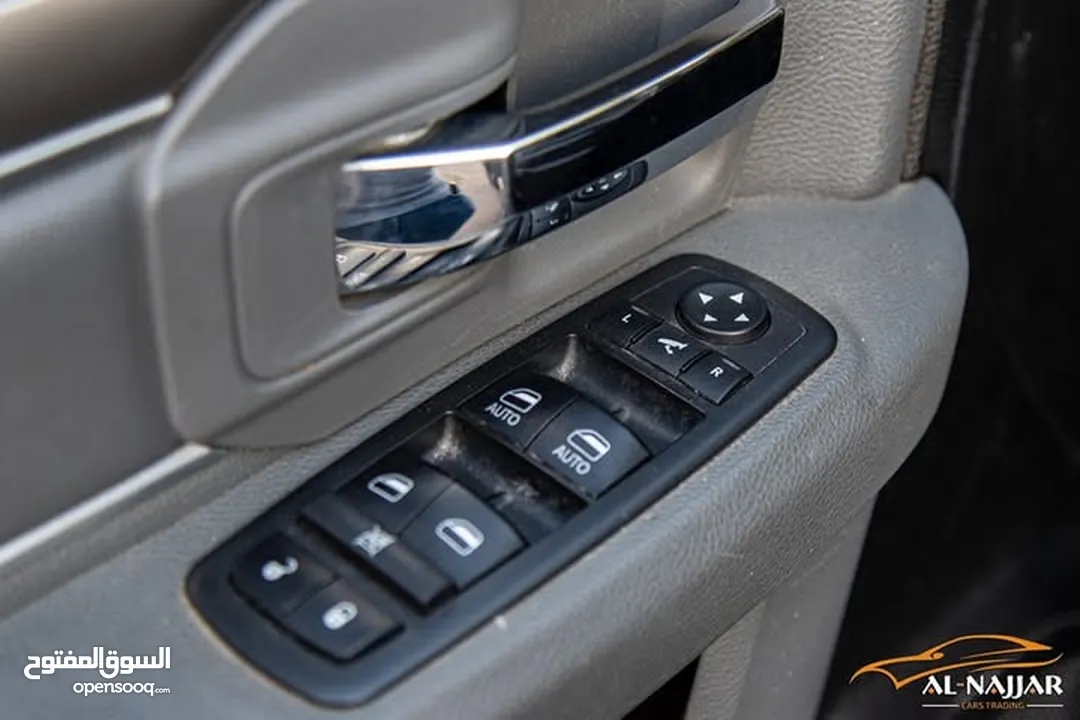 Dodge Ram Big horn 2019 gasoline   البكب بحالة الوكالة و قطع مسافة 51,000 ميل فقط