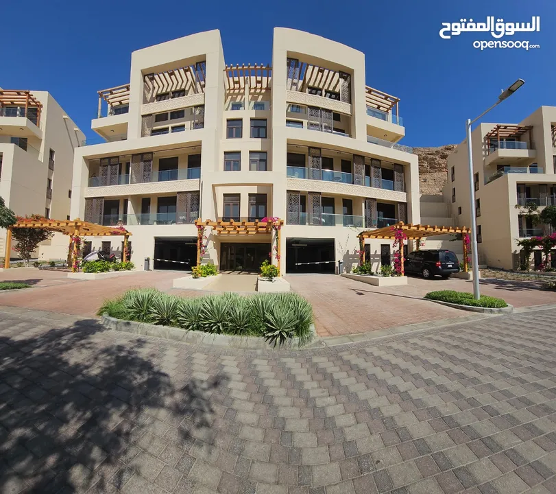 furnished apartment for sale in Muscat bay/ one bedroom / freehold/ lifetime OMAN residency